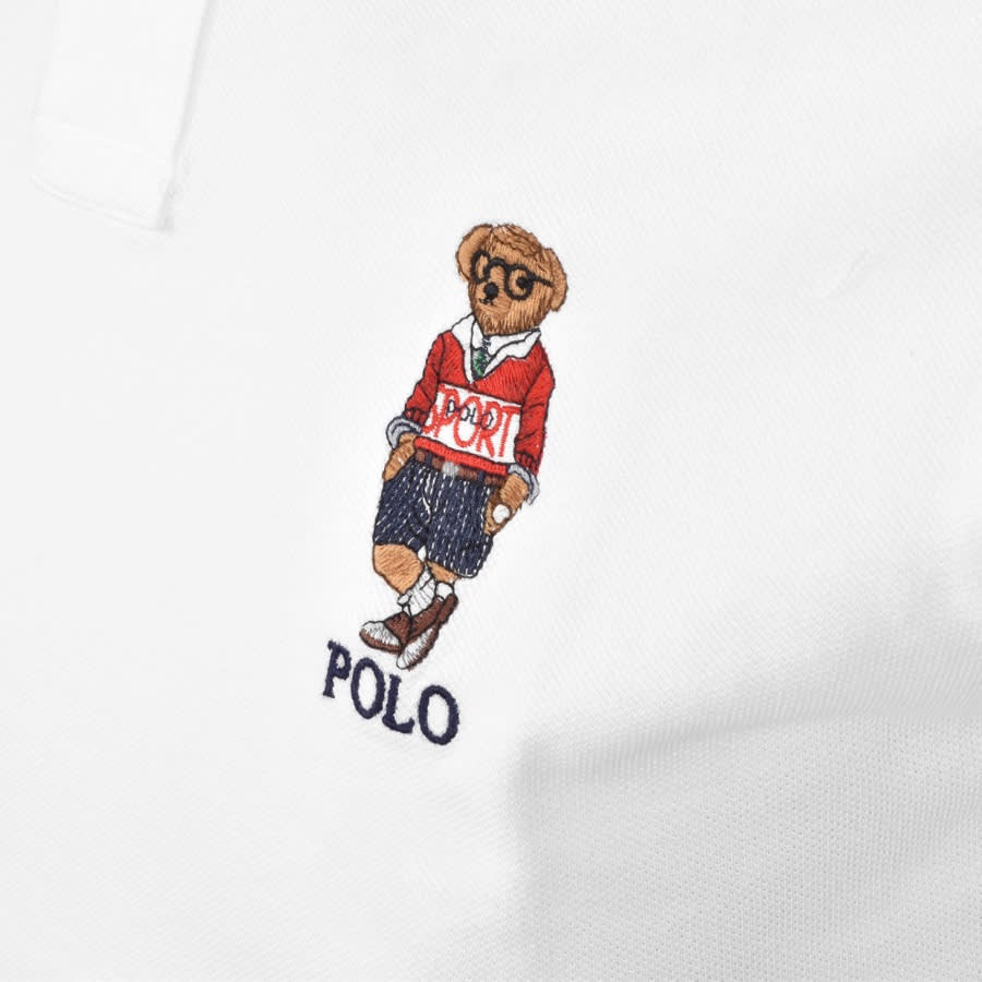 Alternative Image for ProductRalph Lauren Slim Fit Polo T Shirt White3